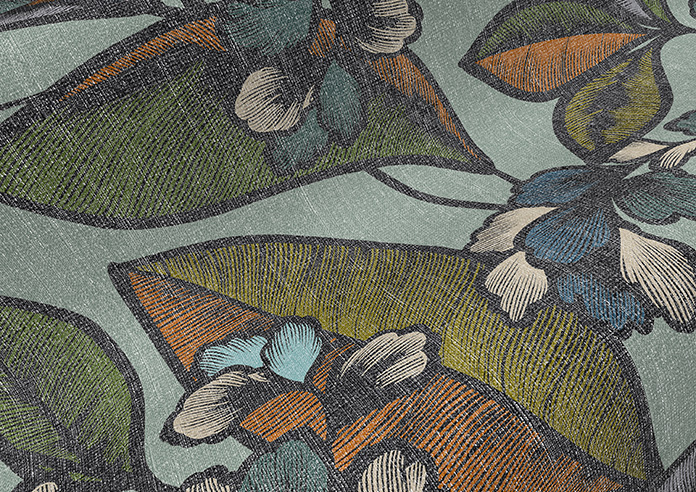 Walled Garden, Duckegg - Made to Measure Curtains - Image 4